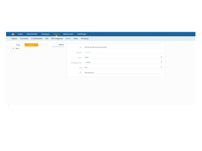 Pagina’s toevoegen in de footer