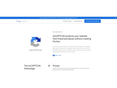 Stappen voor Recaptcha